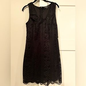 Nwt lulus lace overlay little black dress size small
